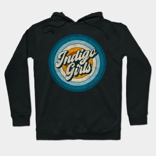 Indigo Girls - Retro Circle Vintage Hoodie